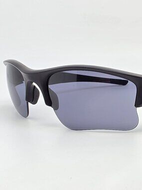 Oakley 24-434 Flak Jacket XLJ Matte Black Frame Black Iridium Lens Sunglasses